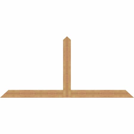 Ekena Millwork Portland Timber Gable Bracket, Western Red Cedar, 96"W x 44"H x 1 1/2"D x 5 1/2"F, 11/12 Pitch GBW096X44X0206POR00SWR